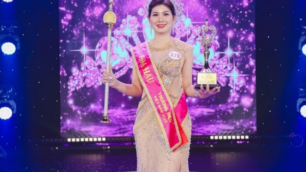 CEO Lê Thị Liệu đoạt giải Hoa hậu Thương hiệu Việt Nam 2023