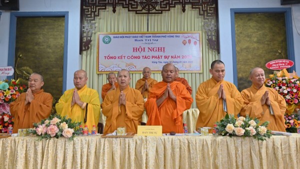 Ban Trị sự Phật giáo TP.Vũng Tàu tổng kết Phật sự năm 2023