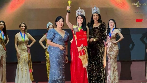 Hồ Trúc Quỳnh - Hoa hậu quý bà ASIA 2023 được chọn làm “Đại sứ nhân ái” của chương trình "chợ xuân không đồng và kết nối du lịch 2024"