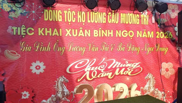 Khai Xuân Dòng tộc Họ Lương tại An Giang