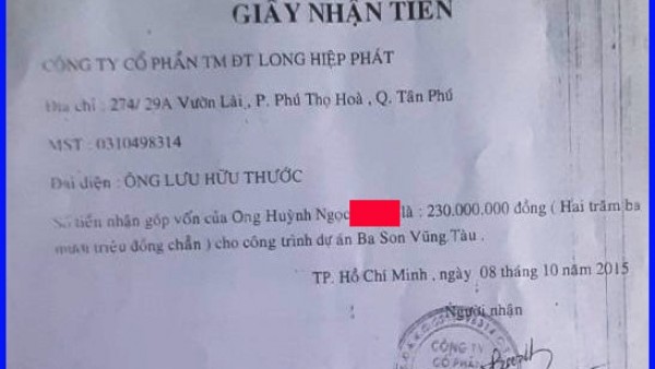 TP Hồ Chí Minh: Sao Công an quận Tân Phú không xử lý đơn tố cáo của công dân theo đúng quy định?