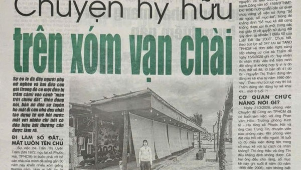 Chuyện hy hữu trên xóm vạn chài