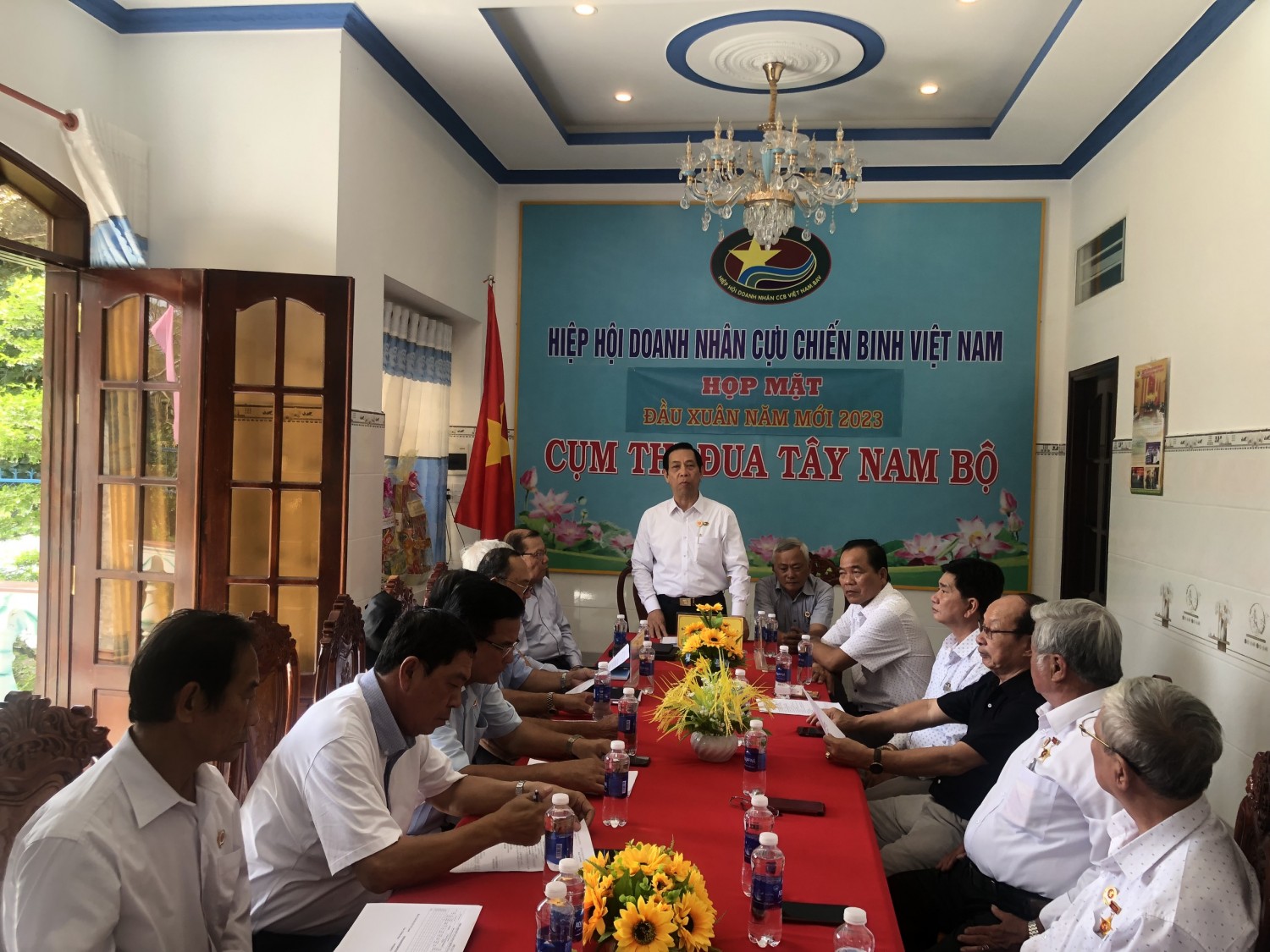  Hiệp hội Doanh nhân Cựu chiến binh Việt Nam - Cụm thi đua số 9 Tây Nam Bộ họp mặt đầu xuân 2023